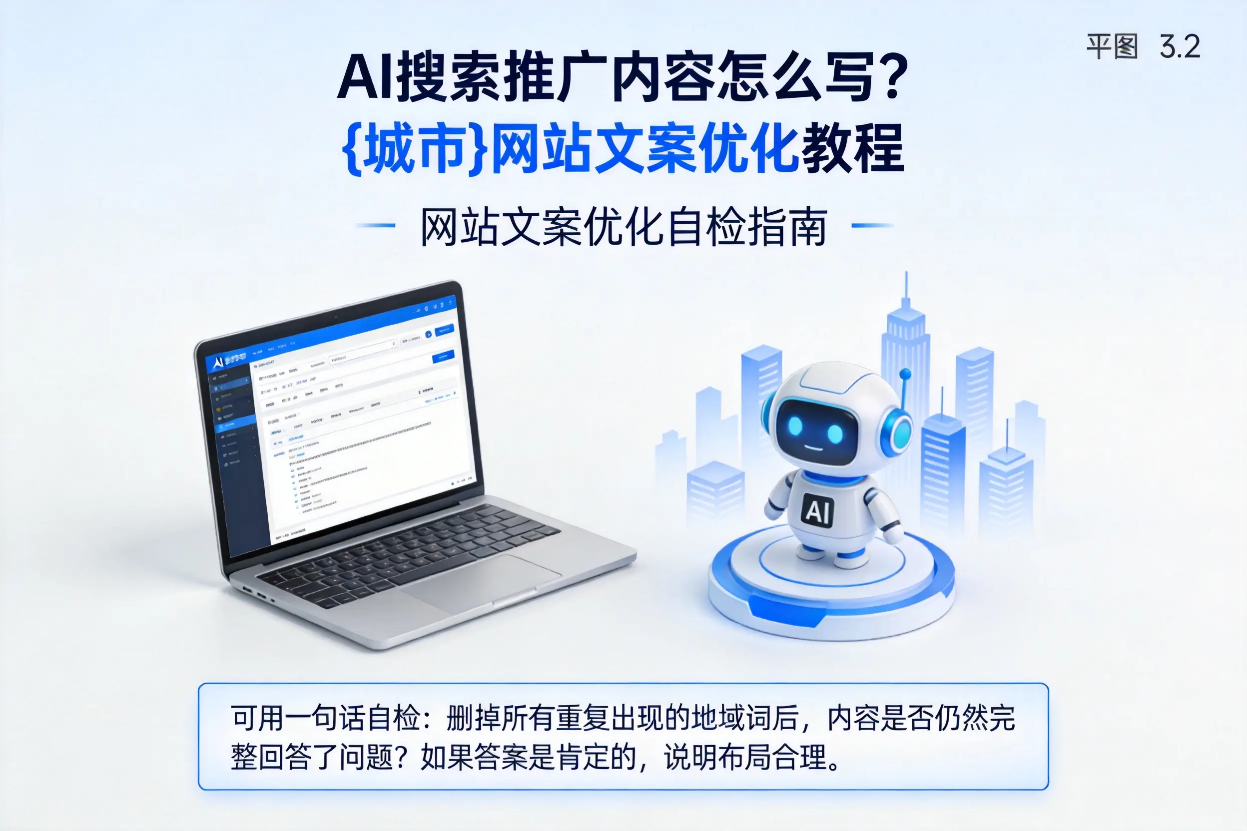 AI搜索推广内容怎么写？枣庄网站文案优化教程