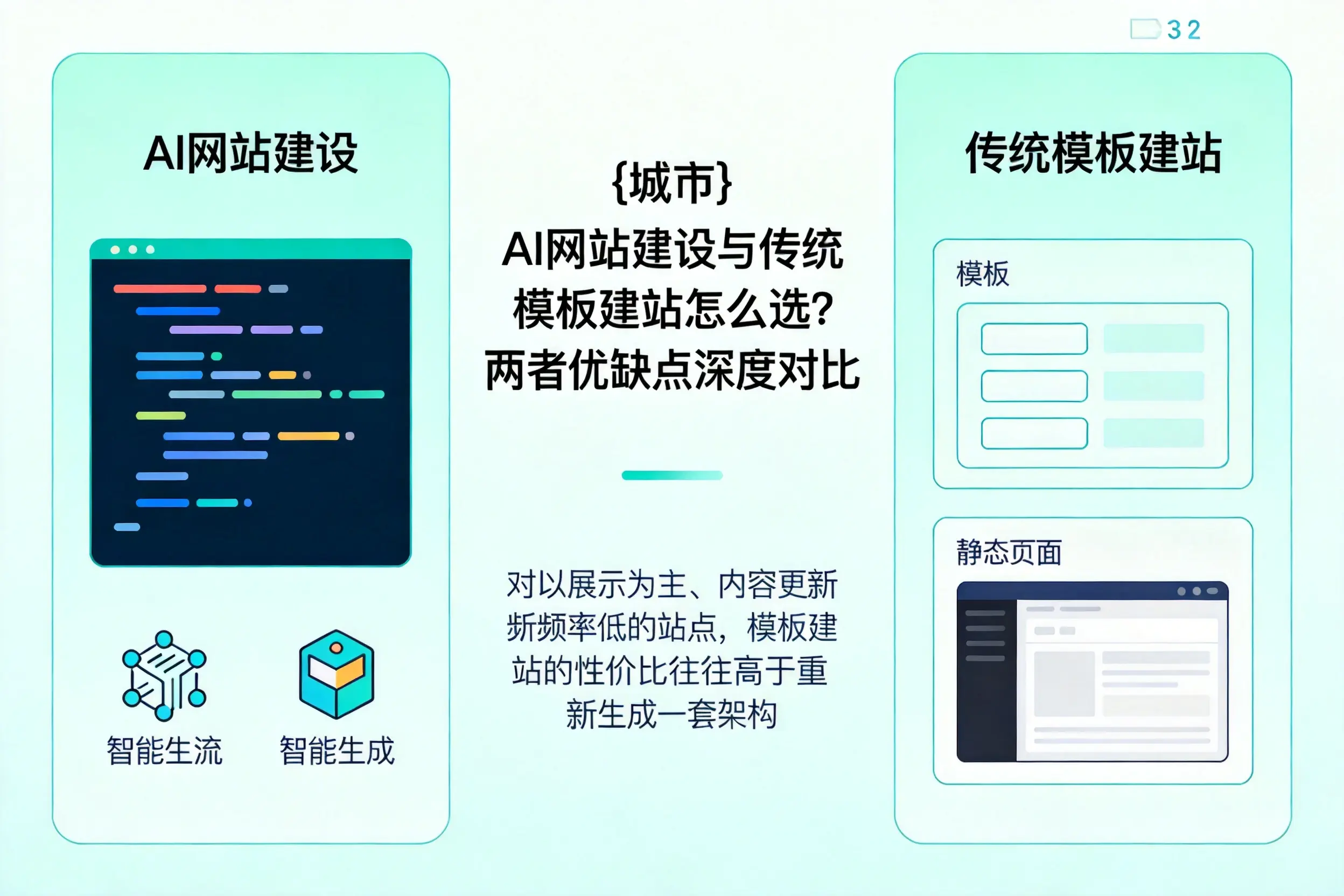 枣庄AI网站建设与传统模板建站怎么选？两者优缺点深度对比