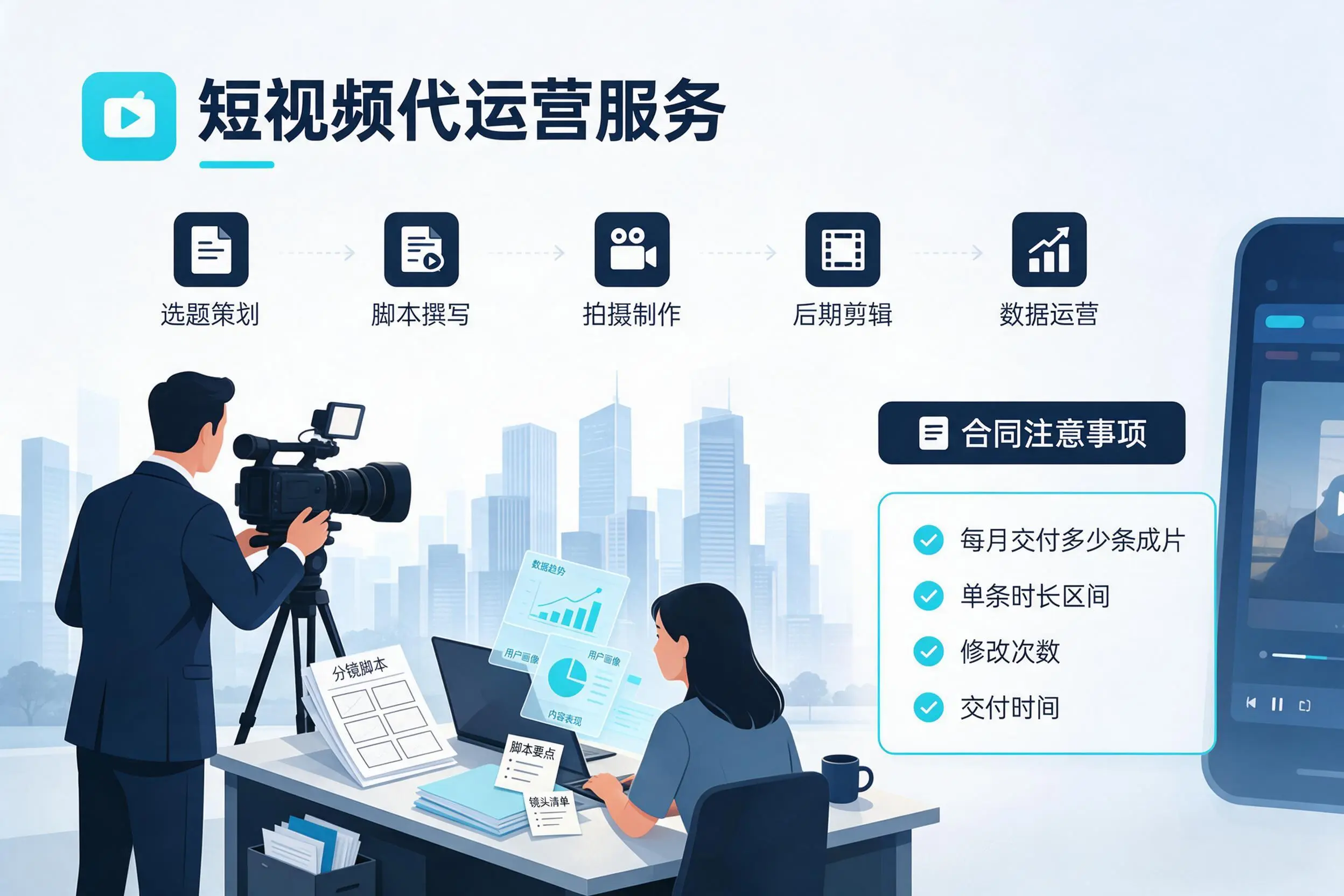 短视频代运营包含哪些服务？枣庄企业常见问题科普