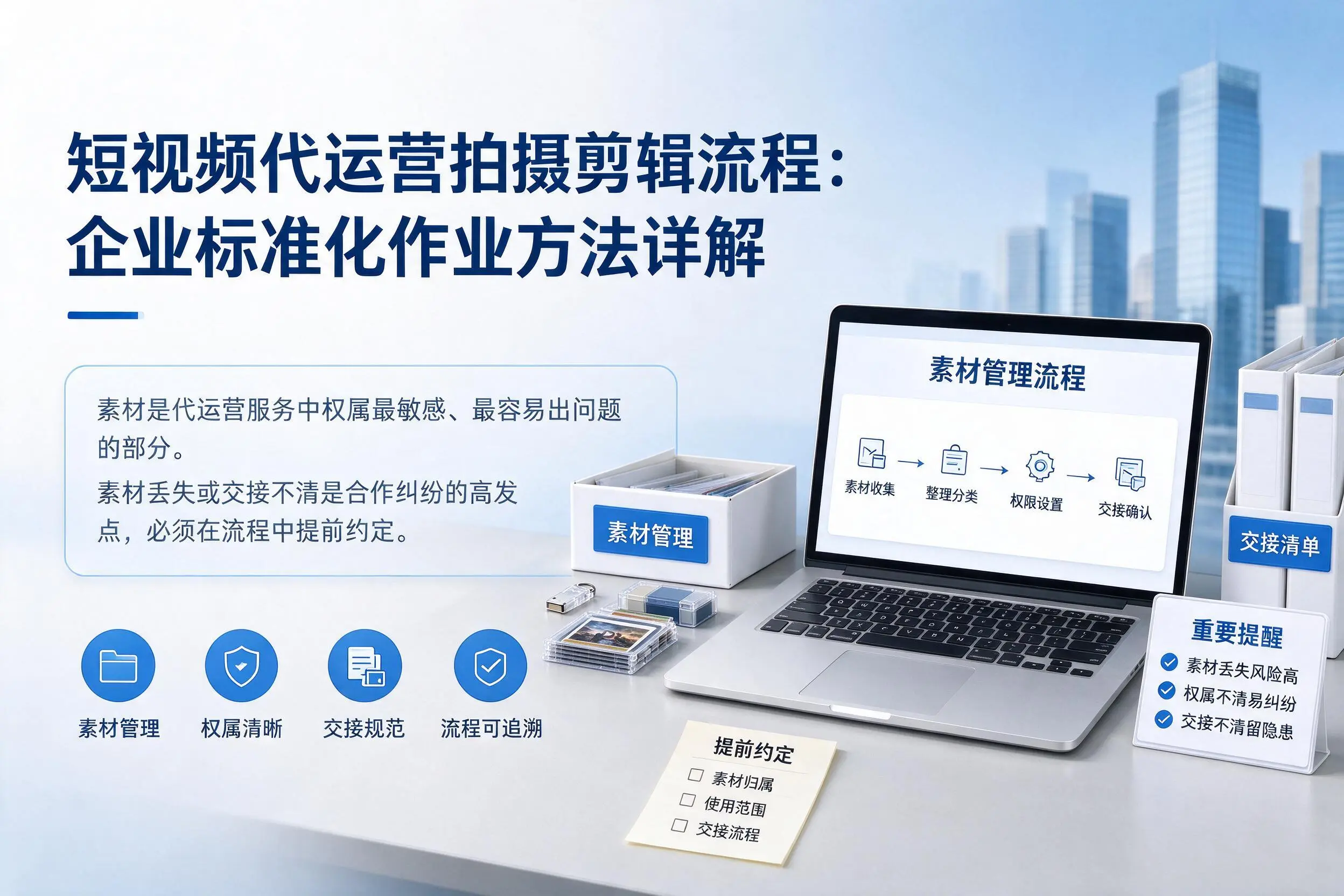 短视频代运营拍摄剪辑流程：枣庄企业标准化作业方法详解
