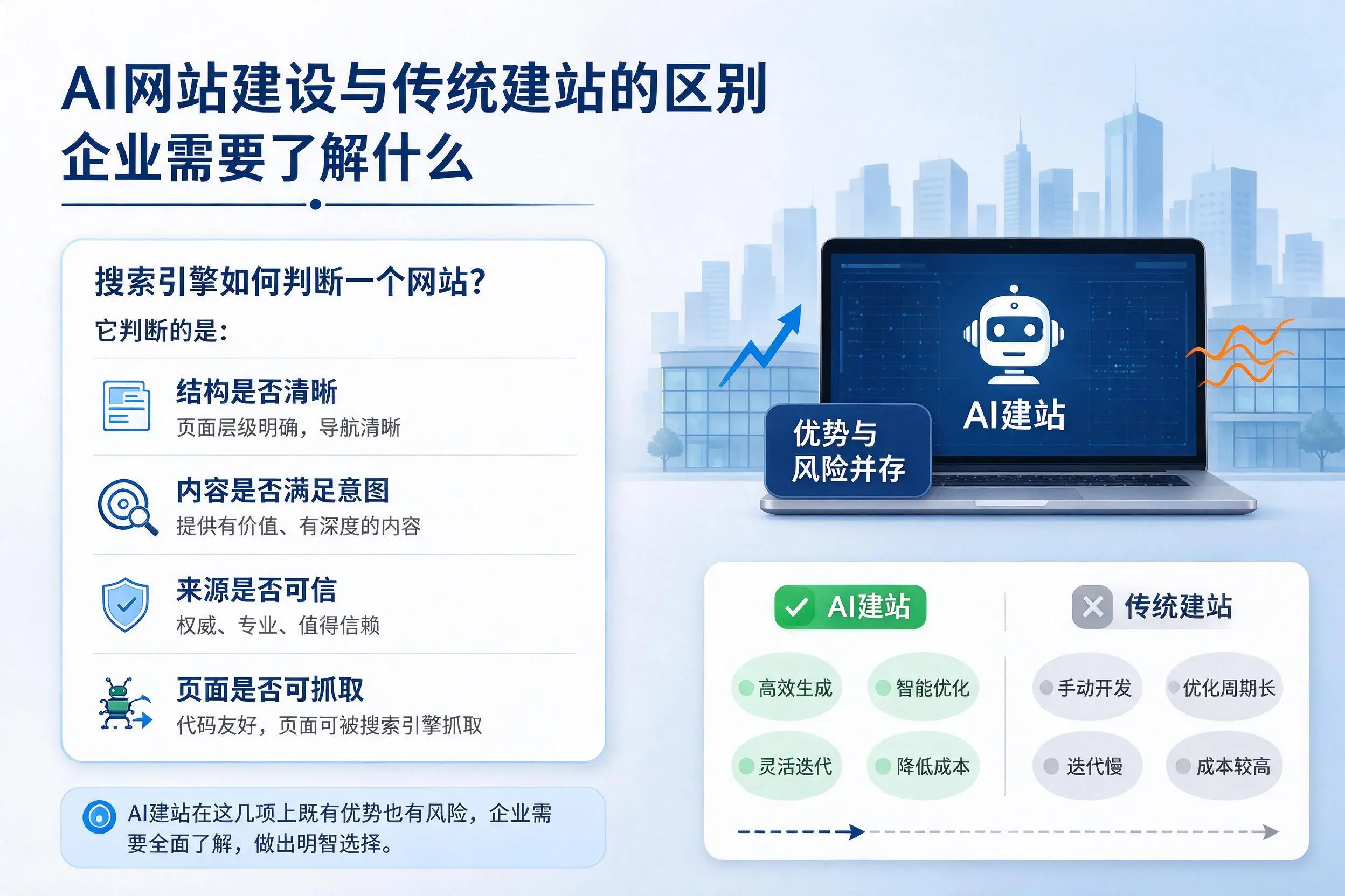 AI网站建设与传统建站的区别,枣庄企业需要了解什么