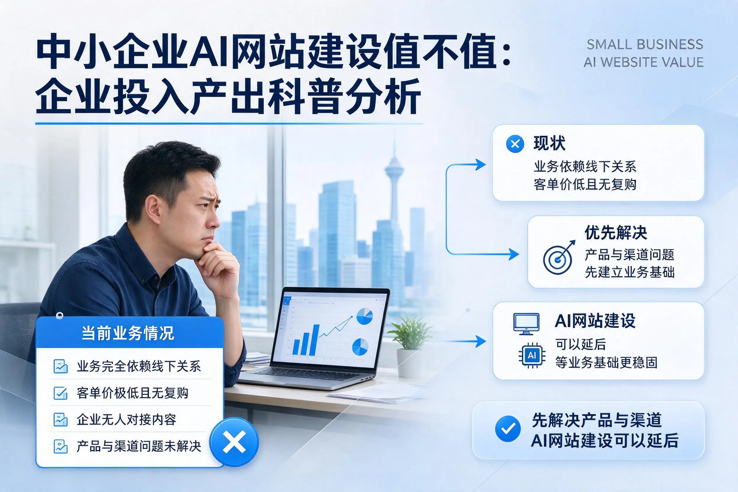 中小企业AI网站建设值不值:枣庄企业投入产出科普分析