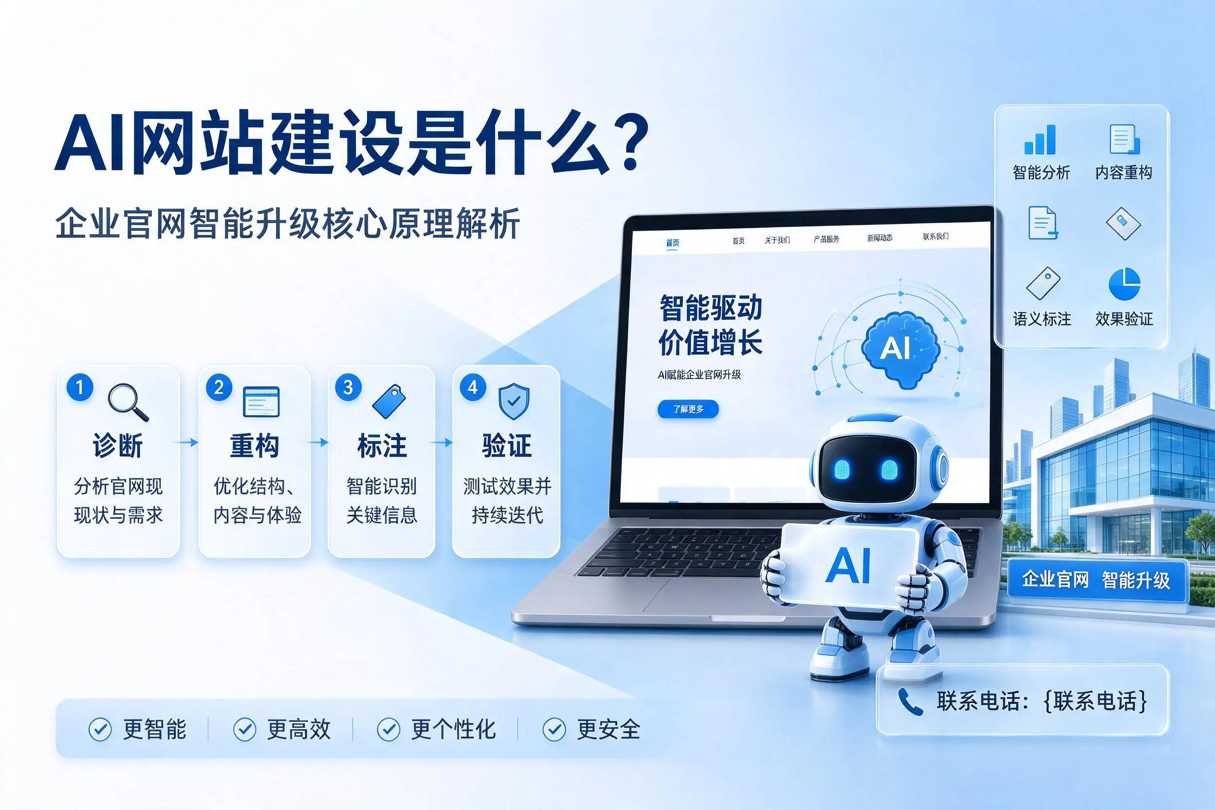AI网站建设是什么?枣庄企业官网智能升级核心原理解析